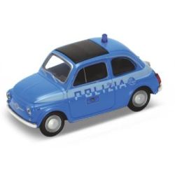 WELLY 1:43 SECURITY FIAT NUOVA 500 - POLIZIA - 1