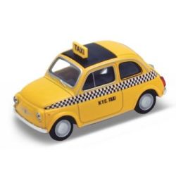 WELLY 1:43 SECURITY FIAT NUOVA 500 - N.Y.C. TAXI - 1