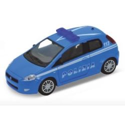 WELLY 1:43 SECURITY FIAT GRANDE PUNTO - POLIZIA - 1