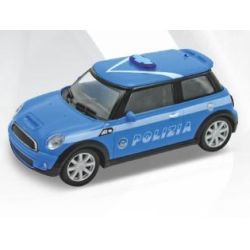 WELLY 1:43 SECURITY MINI COOPER S - POLIZIA - 1