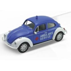 WELLY 1:43 SECURITY VOLKSWAGEN BEETLE - AMBULANCE - 1