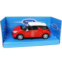 WELLY 1:24 CITROEN DS3 CZERWONY - 2
