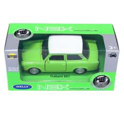 WELLY 1:39 Trabant 601 -zielony z białym dachem - 1