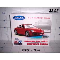 WELLY KIT 1:24 PORSCHE 911(997) CARRERA S COUPE -DO ZŁOŻ (22477MK) - 3