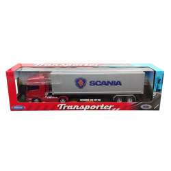 Welly TRUCK 1:32 Scania V8 R730 czerw.kabina, srebrna na (130-32671) - 2