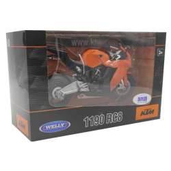 WELLY 1:10 MOTOCYKL KTM 1190 RC8  POMARAŃCZOWO-CZARNY (62806) - 6