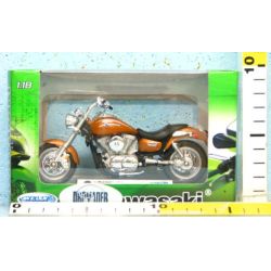 WELLY 1:18  12166 KAWASAKI  VULCAN 1500 MEAN STREAK  - 3