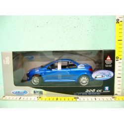 WELLY 1:18 PEUGEOT 206 CC - 2