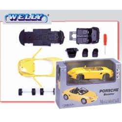 WELLY 1:24 PORSCHE BOXTER - KIT DO SKŁADANIA - 1