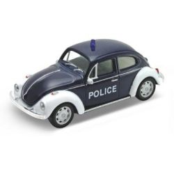 WELLY 1:43 SECURITY VOLKSWAGEN BEETLE - POLICE - 1