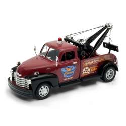 WELLY 1:24 Chevrolet Tow Truck 1953 bordowy - 1
