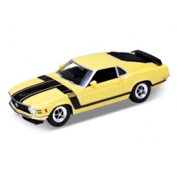 WELLY 1:24 FORD MUSTANG BOSS 1970 ŻÓŁTY - 1