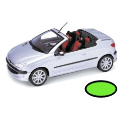WELLY 1:24 PEUGEOT 206 CC  ZIELONY - 1