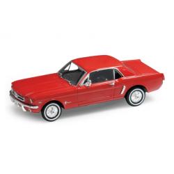 WELLY 1:24 Ford Mustang Coupe 1964-1/2  czerwony - 1