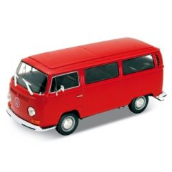 WELLY 1:24 VolksWagen BUS T2 1972  czerwony - 1