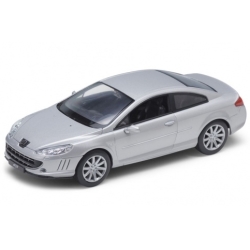 WELLY 1:24 Peugeot 407 coupe srebrny - 1