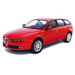 WELLY 1:24 ALFA ROMEO 159 SPORTWAGON  CZERWONA - 3