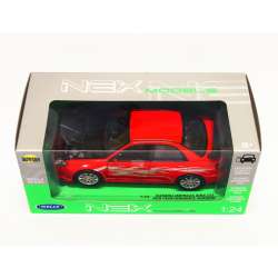 WELLY 1:24 Subaru Impreza WRX STI APR Performance czerwo - 1