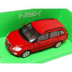 WELLY 1:24 SKODA FABIA COMBI II CZERWONA - 1