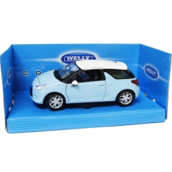 WELLY 1:24 CITROEN DS3 BŁĘKITNY - 2