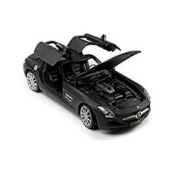 WELLY 1:24 Mercedes Benz SLS AMG mat czarny - 3