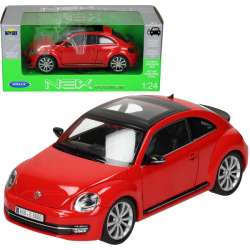 WELLY 1:24 VolksWagen the Beetle  czerwony - 1