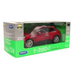 WELLY 1:24 Porsche Macan Turbo  malinowy metalik ciemny - 1