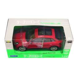 WELLY 1:24 Porsche Macan Turbo  malinowy metalik ciemny - 2