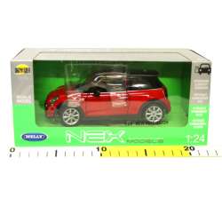 WELLY 1:24 NEW MINI HATCH czerwony - 2