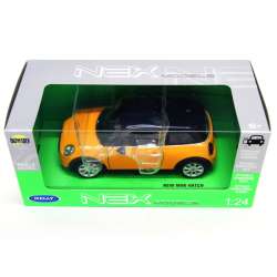 WELLY 1:24 NEW MINI HATCH pomarańczowy - 4