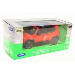 WELLY 1:24 Jeep Renegade Trailhawk  pomarańczowy - 1