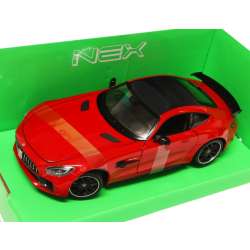 WELLY 1:24 Mercedes-AMG GT R czerwony z czarnym dachem - 1