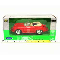 WELLY 1:24 Porsche 356B  czerwone - 4