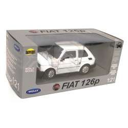 WELLY 1:21 Fiat 126p biały - 2