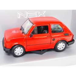 WELLY 1:21 Fiat 126p czerwony - 3