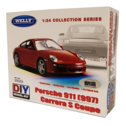WELLY KIT 1:24 PORSCHE 911(997) CARRERA S COUPE -DO ZŁOŻ (22477MK) - 1