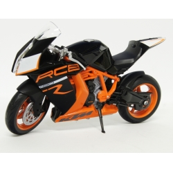 WELLY 1:10 MOTOCYKL KTM 1190 RC8R CZARNO-POMARAŃCZOWY (28066) - 1