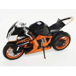 WELLY 1:10 MOTOCYKL KTM 1190 RC8R CZARNO-POMARAŃCZOWY (28066) - 2