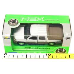 Welly 1:34 Chevrolet AVALANCHE 2002 -srebrny - 2