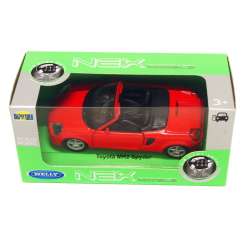 Welly 1:34 Toyota MR2 Spyder cabrio -czerwona - 1