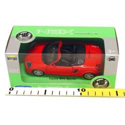 Welly 1:34 Toyota MR2 Spyder cabrio -czerwona - 2