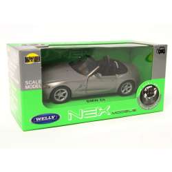 Welly 1:34 BMW Z4 Cabrio - srebrny - 1