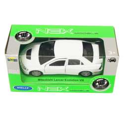 WELLY 1:34 Mitsubishi Lancer Evolution VIII - biały - 1