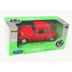 Welly 1:34 Volkswagen Beetle - czerwony - 2