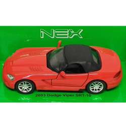 Welly 1:34 Dodge Viper SRT-10 Soft Top 2003 -czerwony - 2