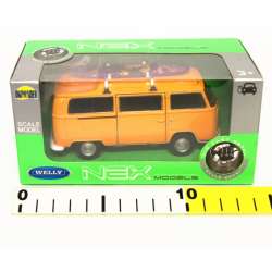 Welly 1:34 VW Volkswagen T2 bus z deską surfingową-pomar - 3