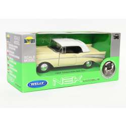 Welly 1:34 Chevrolet Bel Air '57 Soft-top -kremowy - 5