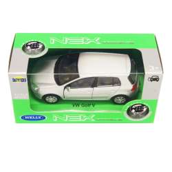 Welly 1:34 VW Volkswagen GOLF V srebrny - 1