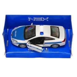 Welly 1:34 Peugeot 407 POLIZEI -srebrny - 2