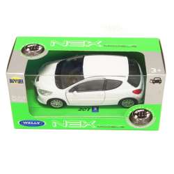 Welly 1:34 Peugeot 207 - biały - 1